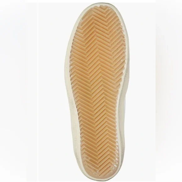 Authentic GOLDEN GOOSE Old School Low Top Velcro Sneakers - White/Gold - 37 - Picture 5 of 16